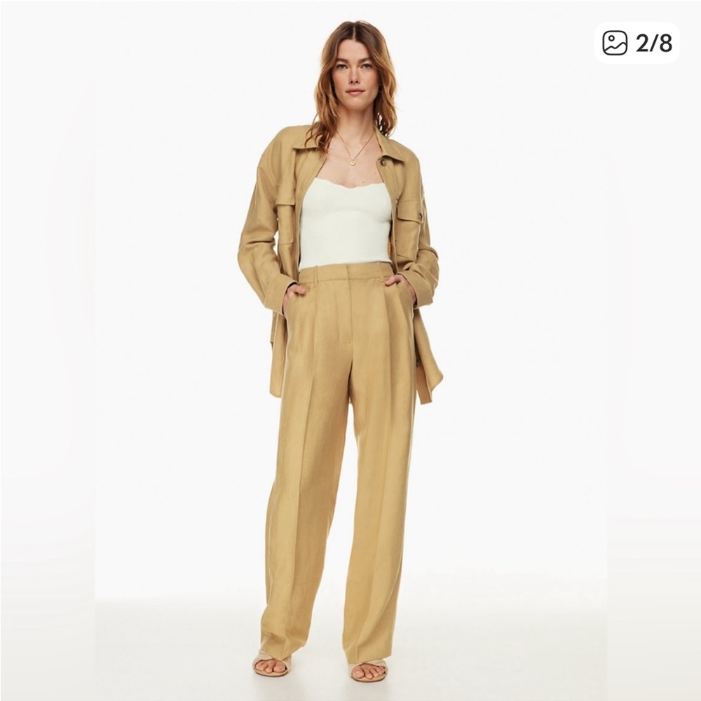Aritzia Wilfred Effortless Linen Pants